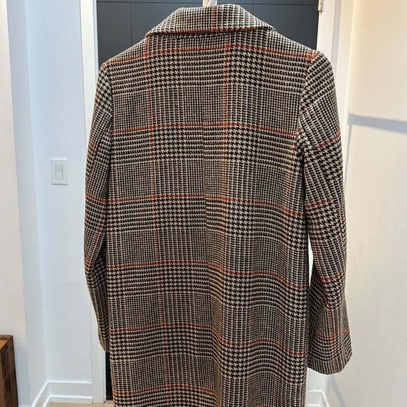 Brown Plaid Coat - Picture 4 of 4